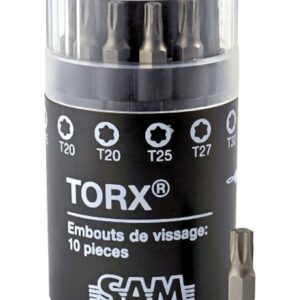 BARILLET 7 EMBOUTS TORX