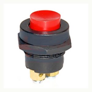 BOUTON POUSSOIR ROUGE