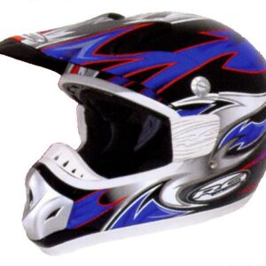 CASQUE CROSS ASS BLEU S