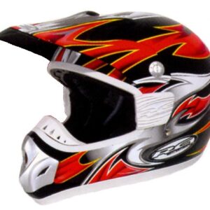 CASQUE CROSS ASS ROUGE M