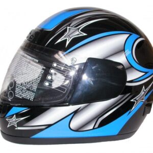 CASQUE INTEGRAL BLEU S