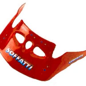 VISIERE DE CASQUE ROUGE
